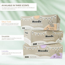 Load image into Gallery viewer, Baby Disposable Diaper Sacks |  LAVENDER Scented - 220 Pack
